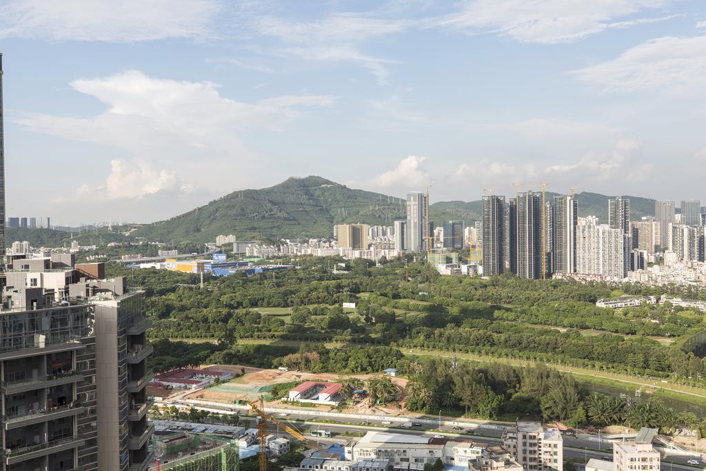 心悦城宿moon Star City Homestay Shenzhen Exteriör bild